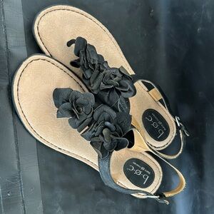 Cute sandals with flowers